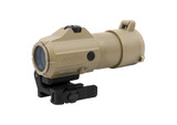 Juliet4 Magnifier, 4X24mm, Powercam QR Mount With Spacers, FDE
