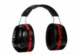 3M Peltor Optime 105 Over-the-Head Earmuffs, H10A, Red/Black, Single