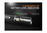 Fenix UC35 V2.0 Compact Rechargeable Tactical Flashlight, Black