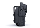 Rapid Force Level 3 Duty Holster, Mid Ride Belt Slide, Sig P320 Full Size 9mm/.40 Cal/M17/XFull, Sig P320 Compact/Carry 9 mm/.40 Cal/M18/XCarry, Compact Light