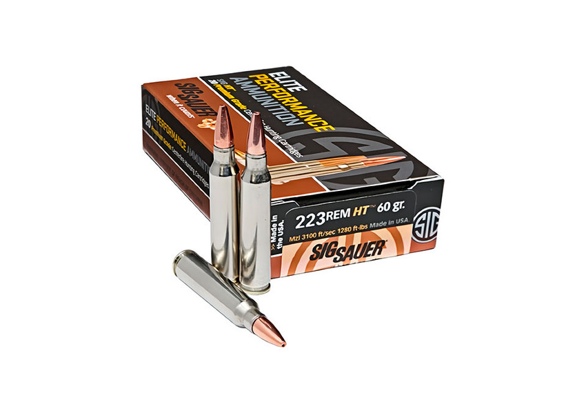 Ammo, 223Rem, 60Gr, Elite Hunting HT