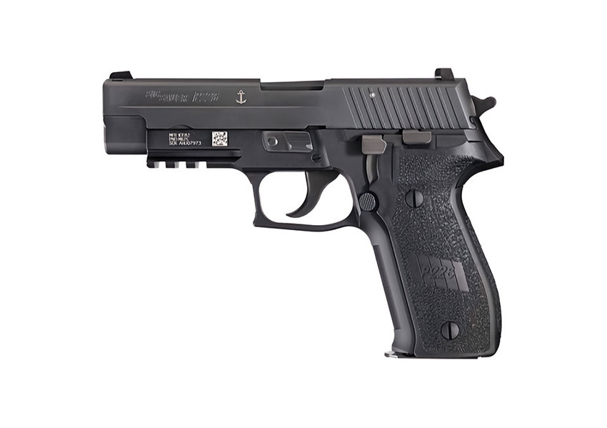 P226, 9mm, 4.4In, MK25, DA/SA, Siglite, Polymer Grip, (3) 15Rd