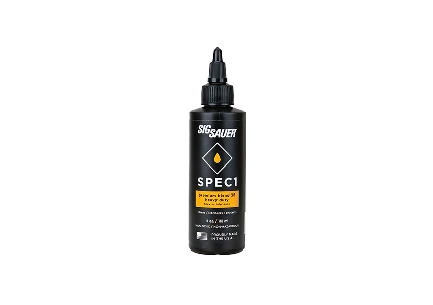 Spec1, 4 oz Premium Blend, 30WT, Synthetic Firearm Lubricant