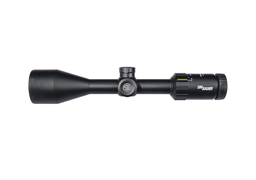 Whiskey3 Scope, 4-12X50mm, 1 In, SFP, Hellfire Quadplex Illum Reticle, 0.25 MOA Adj