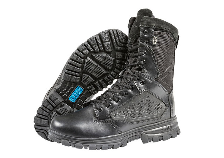 EVO 8" Boot With Side Zip, Waterproof, Black *Discontinued*