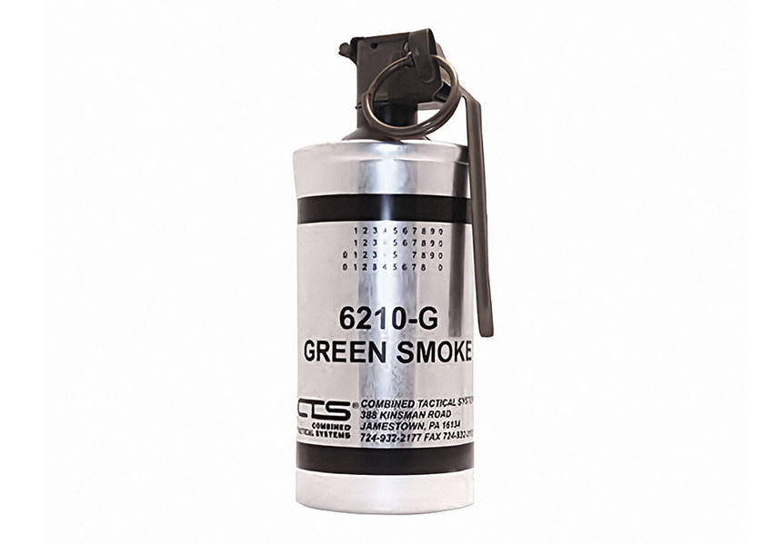 Green Smoke Canister Grenade, Outdoor