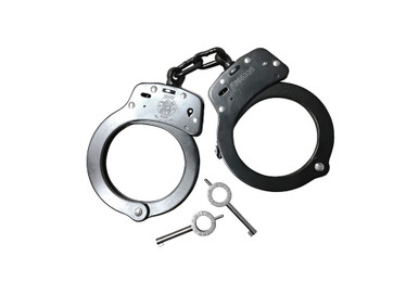 Handcuff, Model 100 Chain-Linked Blue Handcuff