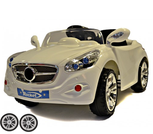 Set of Replacement Front Wheels for 12v Double Motor Merc Style Car