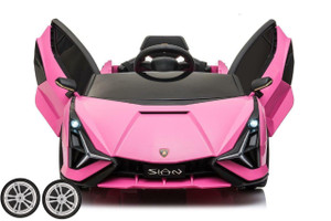 Set of Replacement Rear Wheels for 12v Lamborghini Supercar