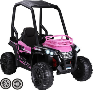 Set of Replacement Rear Wheels for 12v Off Road UTV Roll Cage