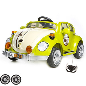 Set of Replacement Front Wheels for 12v Retro VW Beetle Style Car