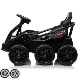 Set of Replacement Front Wheels for 24v 6x6 Moon-Buggy UTV-Kart