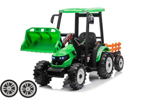 Set of Replacement Rear Wheels for 24v Battery Tractor Loader