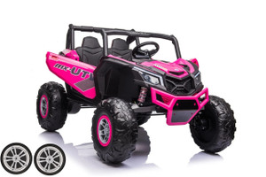 Set of Replacement Front Wheels for 4WD Boss 24v XL UTV Buggy