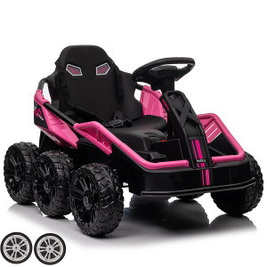 Set of Replacement Front Wheels for Super-Cool 24v 6x6 UTV-Kart
