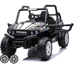 Set of Replacement Front Wheels for Version Camo Dirt Demon 12v 4x4 Style
