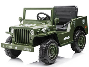 Retro Army Style 12v Army Truck 4WD