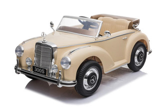 Ivory Mercedes 300S 12V Wedding Car