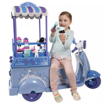 Disney Frozen 6v Electric Rideon Cream Truck Moped