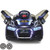 Set of Replacement Front Wheels for Batman 6v Batmobile Car