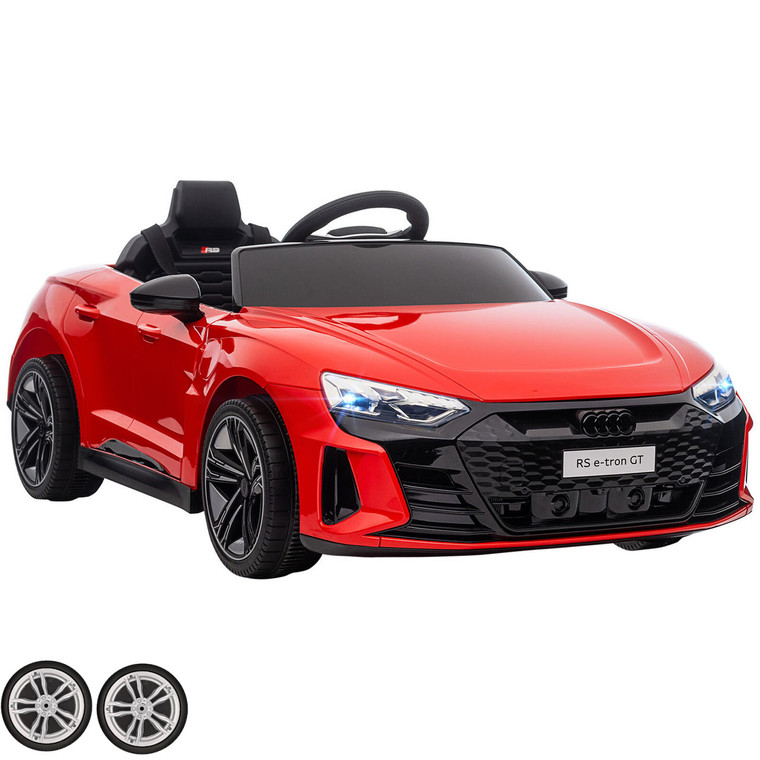 Set of Replacement Front Wheels for 12V Audi E-Tron Car