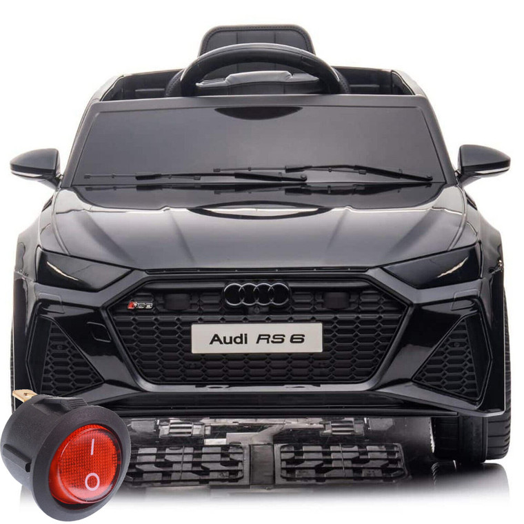 Replacement On/Off Switch for 12V Audi RS6 Version Car