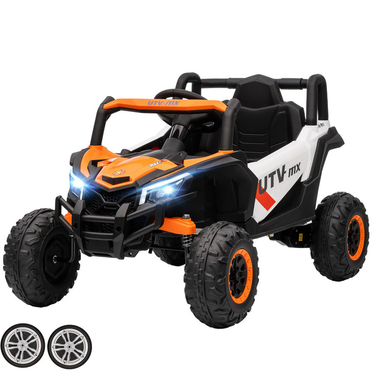 Set of Replacement Front Wheels for 12V UTV MX Monster Buggy