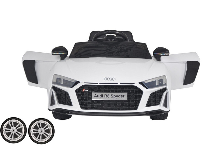 Set of Replacement Front Wheels for 12v Audi R8 Supercar