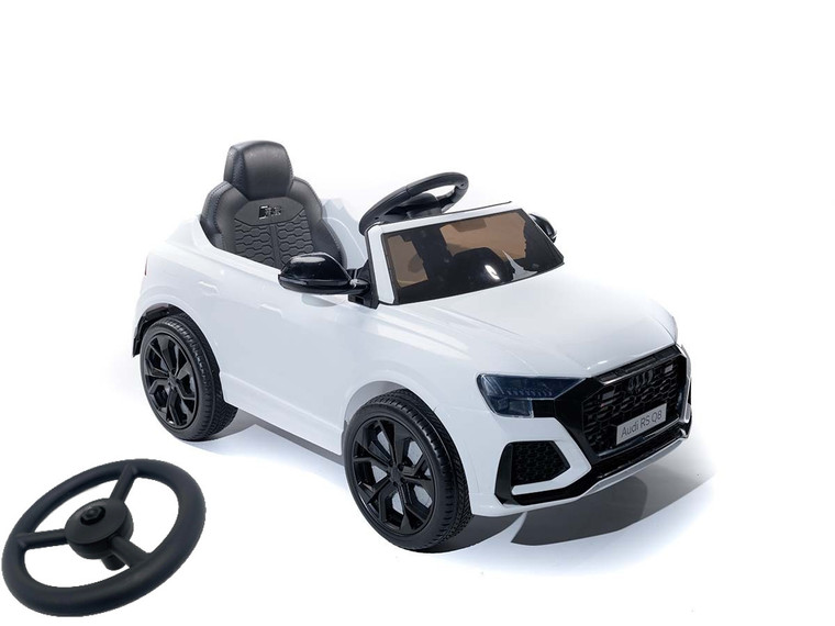 Replacement Steering Wheel for 12v Audi RS-Q8 Car + System