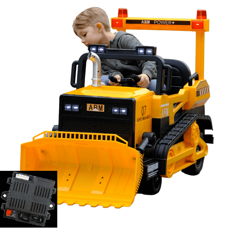 Replacement Spare CPU Control Unit for 12v Kids 12v Bulldozer + Working Excavator