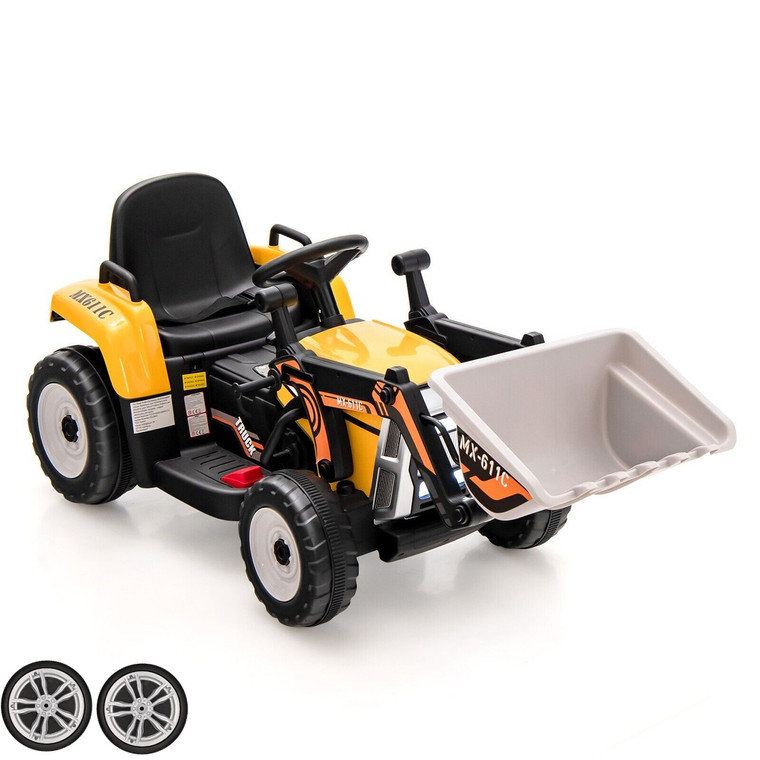 Set of Replacement Front Wheels for 12v Electric Dump Tractor
