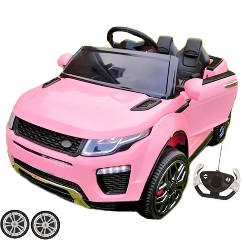 Set of Replacement Rear Wheels for 12v Evoque Style 4x4 Jeep System