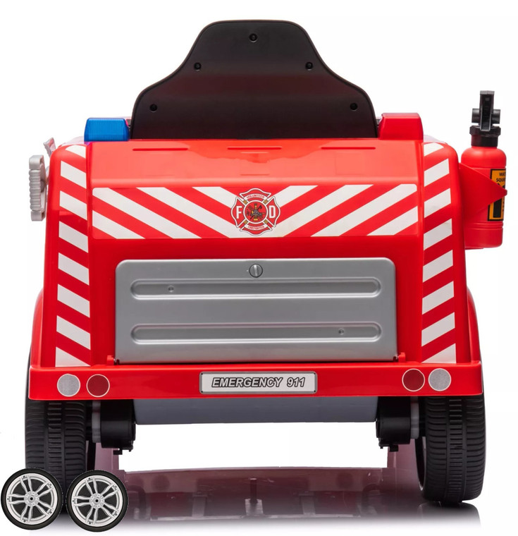 Set of Replacement Rear Wheels for 12v Fire Engine Truck