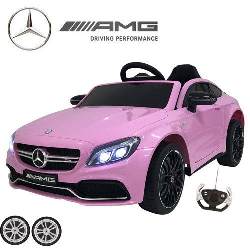 Set of Replacement Front Wheels for 12v Mercedes C Class Electric Car