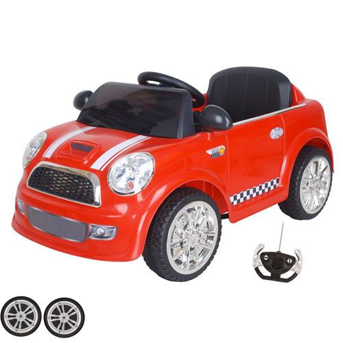 Set of Replacement Front Wheels for 12v Micro Mini Cooper Style Car