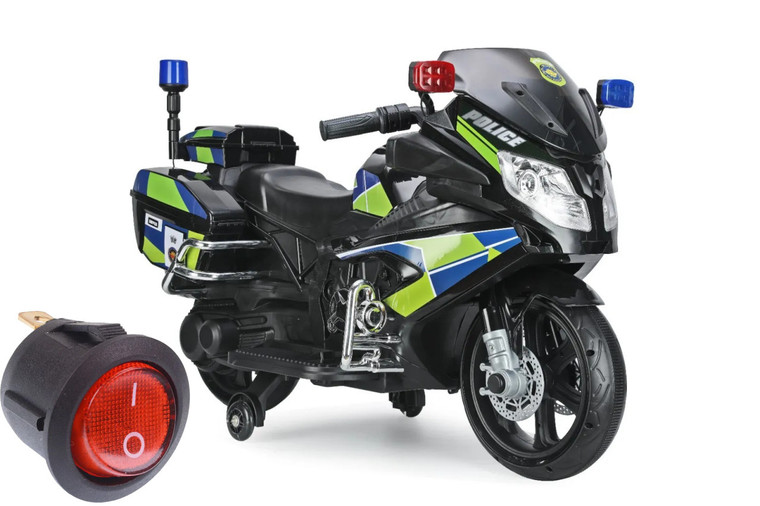 Replacement On/Off Switch for 12v Police MotorbikeSirens