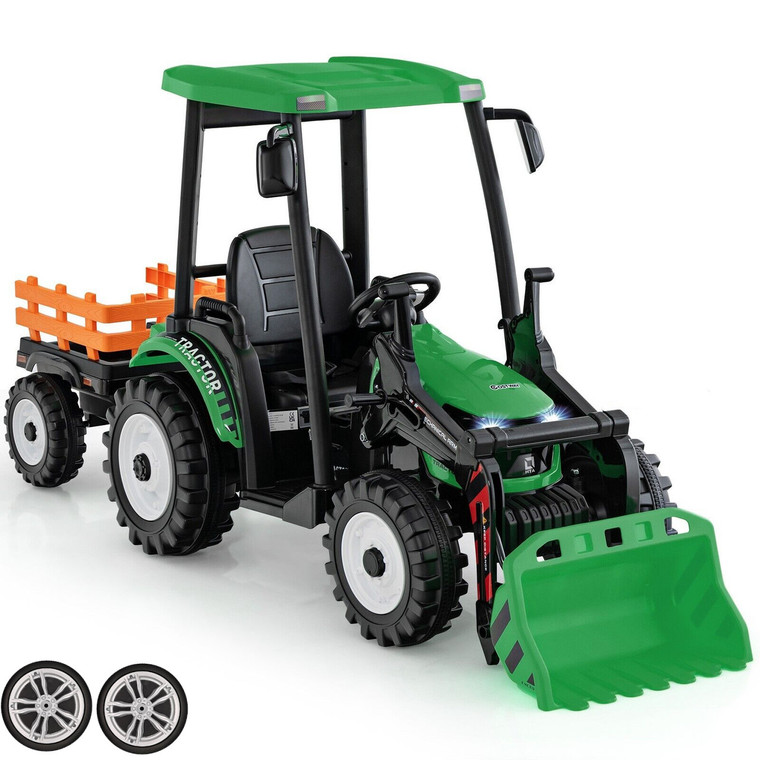 Set of Replacement Rear Wheels for 12v Tractor Loader