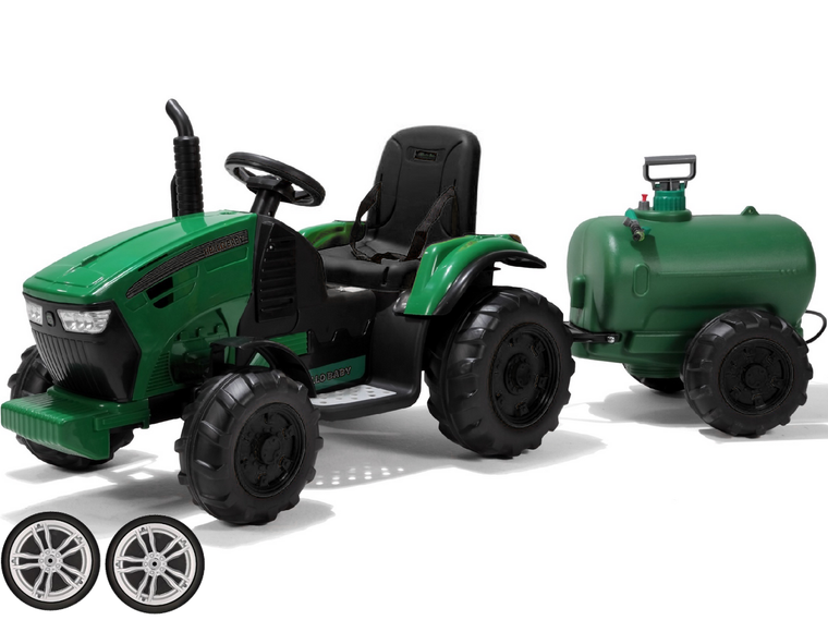 Set of Replacement Front Wheels for 12v Tractor Water Tank