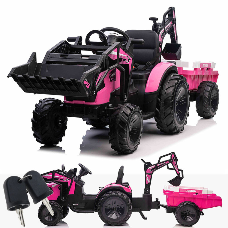 Spare Replacement Key for 24v Mega Tractor Digger Loader & Excavator