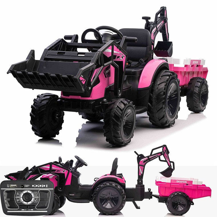 Spare Replacement MP3 Media Console for 24v Mega Tractor Digger Loader & Excavator