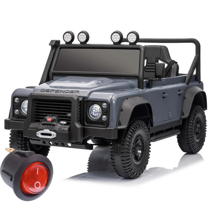 Replacement On/Off Switch for 24v Midnight Grey Land Rover Defender Car