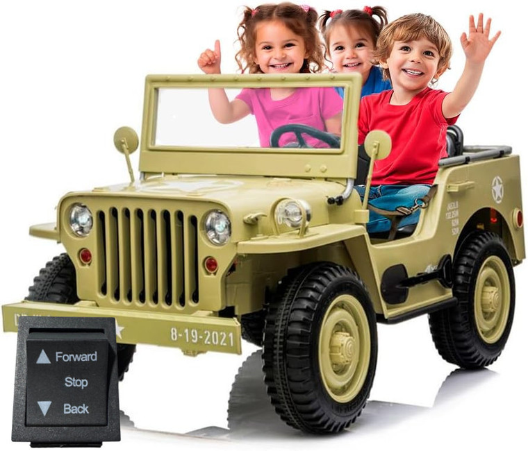 Replacement Forward/Back Switch for 24v Military Khaki Truck