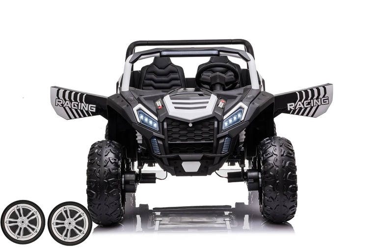 Set of Replacement Front Wheels for 24v Power UTV Vehicle