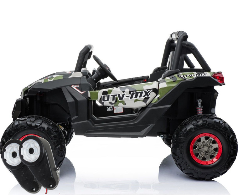 Spare Replacement 12v Motor Set for Kids Camo 3-Speed A Off-Road Style UTV