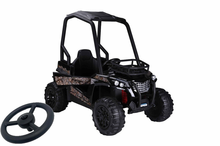 Replacement Steering Wheel for Camo Fully Loaded 24v UTV High Buggy