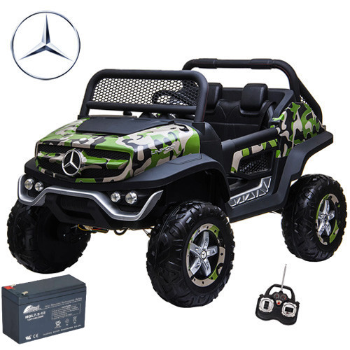 Replacement Spare 12v Battery for Camo Pattern 12v Mercedes Unimog Mega Jeep