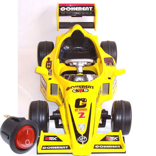 Replacement On/Off Switch for F1 12v Motor Racing Car
