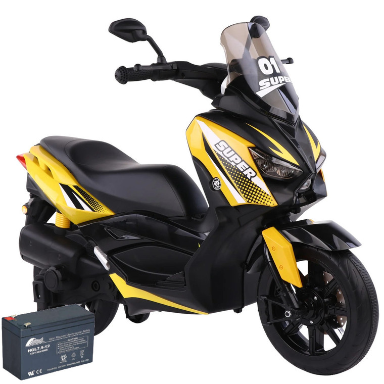 Replacement Spare 12v Battery for Kiddies 12v Moped Stabilizers