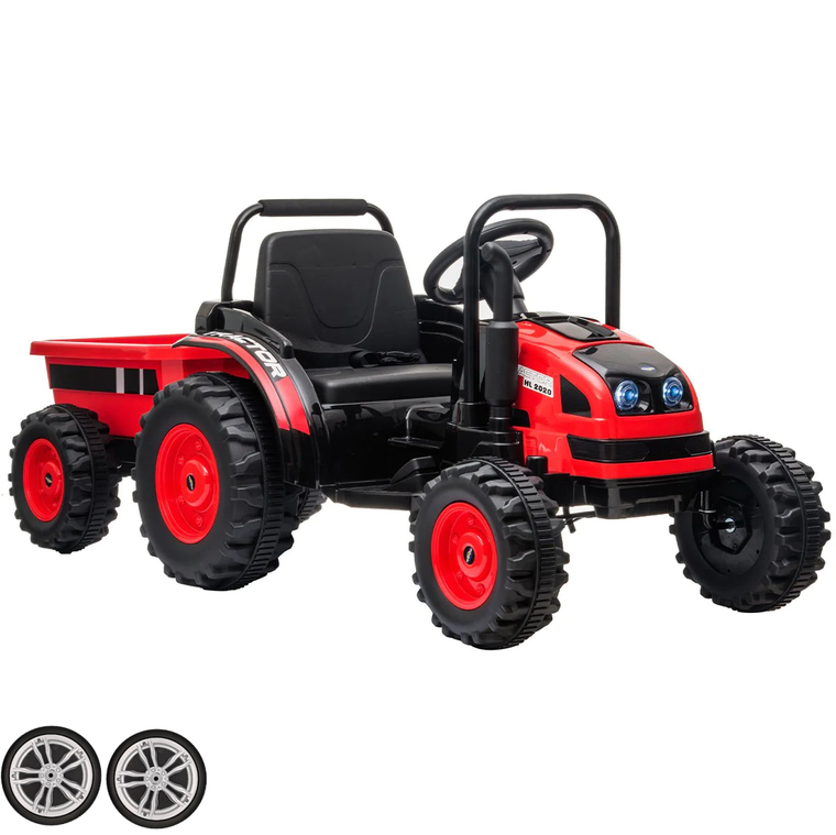 Set of Replacement Front Wheels for Ladybug 12v Tractor