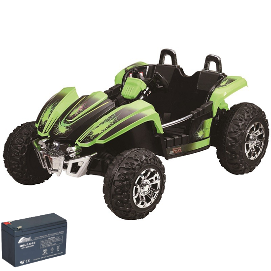 Replacement Spare 12v Battery for Lime 12v Radical Dune Buggy